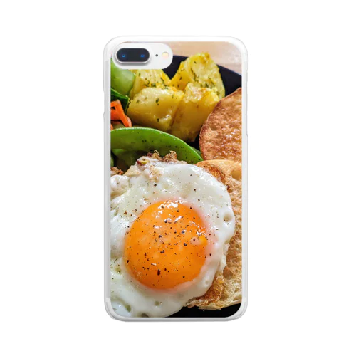 今日のランチプレート Clear Smartphone Case