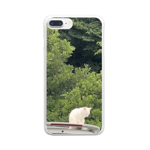 みんな平和にいこうよ ネコの休日 Clear Smartphone Case