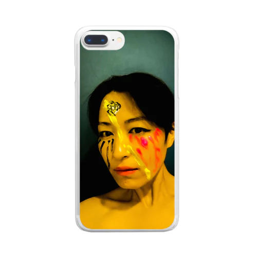 「Rain On Me」Naomi Okiバージョン Clear Smartphone Case