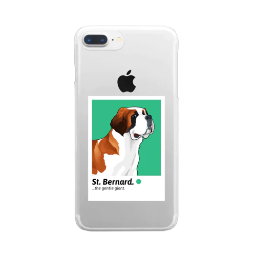 セント・バーナード St. Bernard Clear Smartphone Case