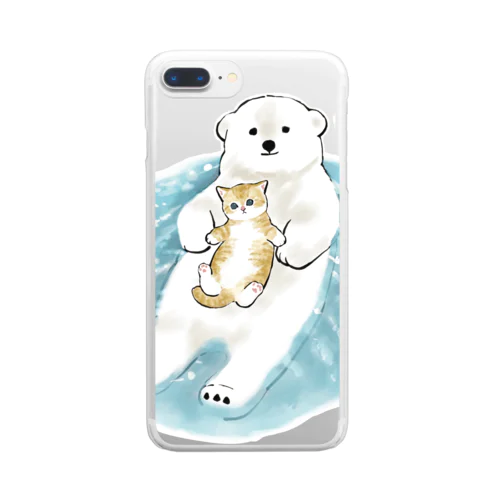 愛の漂着時 Clear Smartphone Case