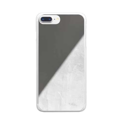 影と光 Clear Smartphone Case