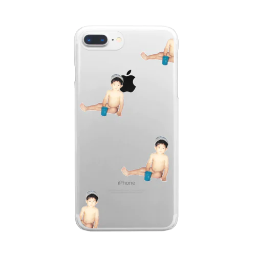 座りたろう2 Clear Smartphone Case