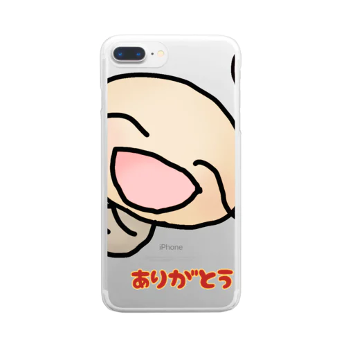 にょろあり Clear Smartphone Case