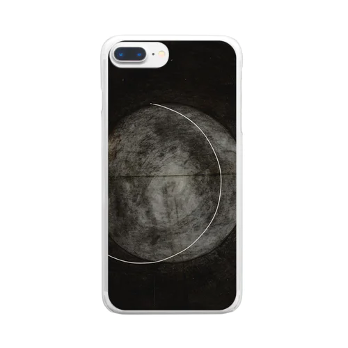 full moon Clear Smartphone Case