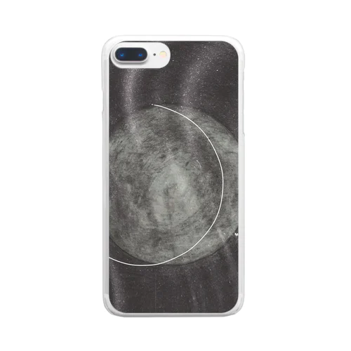 full moon  Clear Smartphone Case