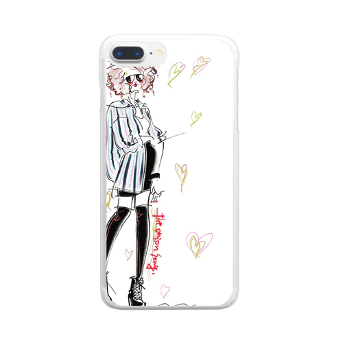 らぶらぶぼんばーちゃん Clear Smartphone Case