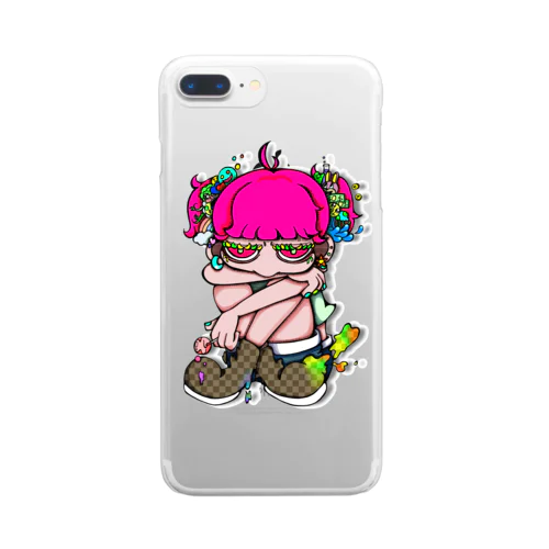 ろりぽっぷ。 Clear Smartphone Case