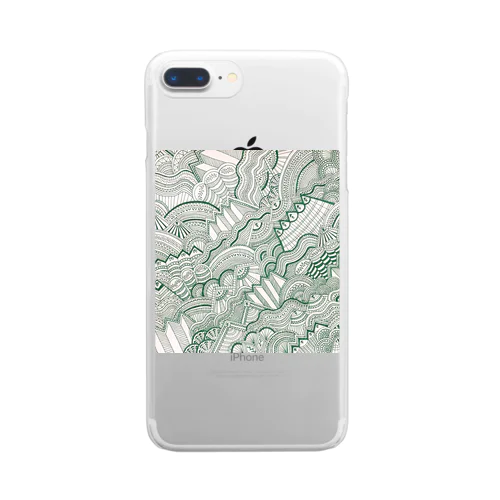 オリジナルパターン8 Clear Smartphone Case