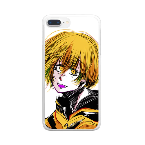 金髪男子 Clear Smartphone Case