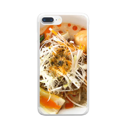 冷製白胡麻坦々麺 Clear Smartphone Case