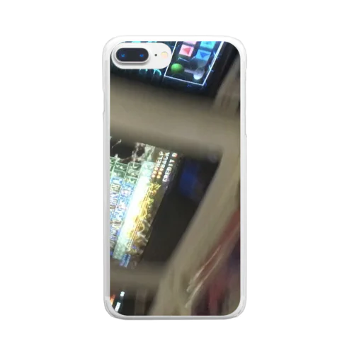 ラリった日のゲーセンの写真 Clear Smartphone Case