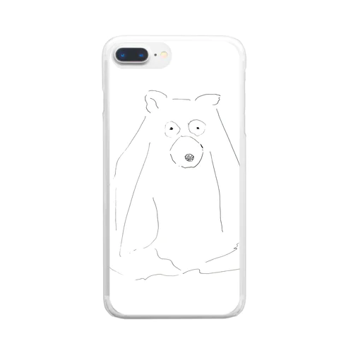 ねむわん Clear Smartphone Case