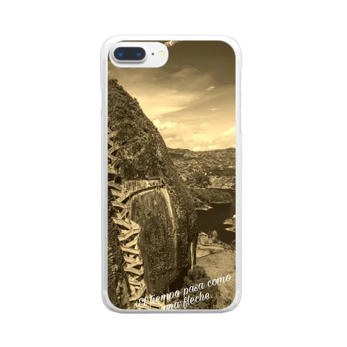 Salida del sol“楽しめ！“ Clear Smartphone Case