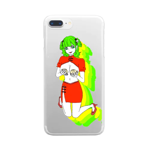 肉まん娘 Clear Smartphone Case