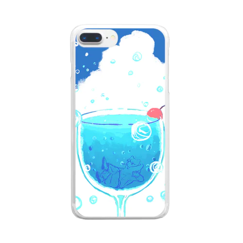 ソーダ Clear Smartphone Case