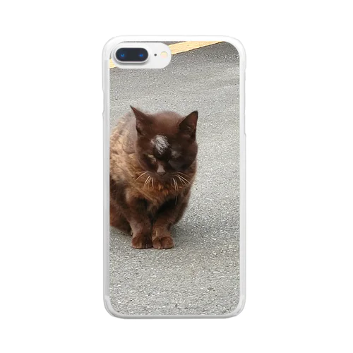 Stray cat Clear Smartphone Case