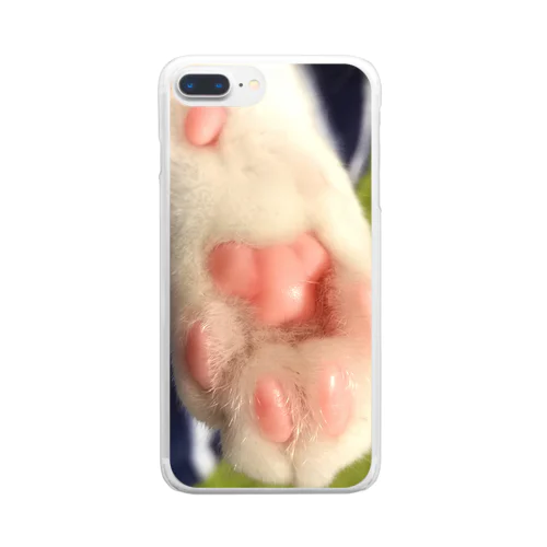 あでやかな猫様のお手 Clear Smartphone Case