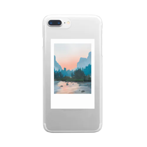 Polaroid: mountain  Clear Smartphone Case