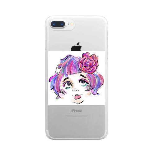 岩手産のスカイツリーゆっこ Clear Smartphone Case