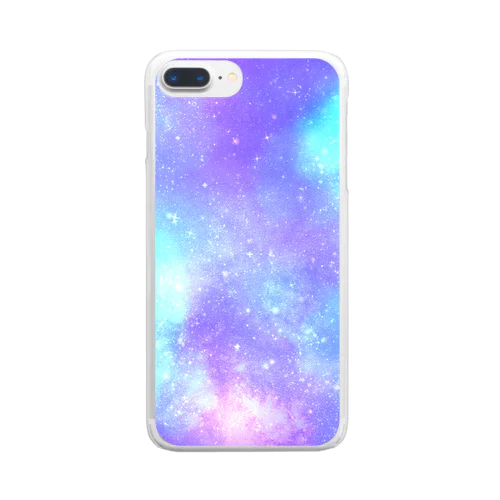 ギャラクシー宇宙 Clear Smartphone Case