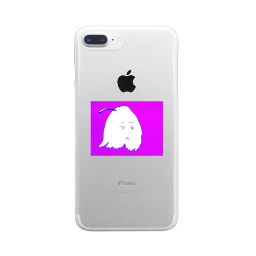 handy murasaki mop kun Clear Smartphone Case