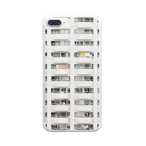 ダダ団地 Clear Smartphone Case