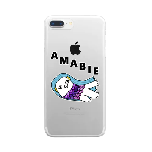 AMABIE クリアスマホケース