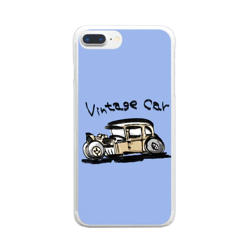 Vintage car  クリアスマホケース