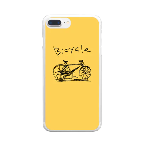 自転車 투명 스마트폰 케이스