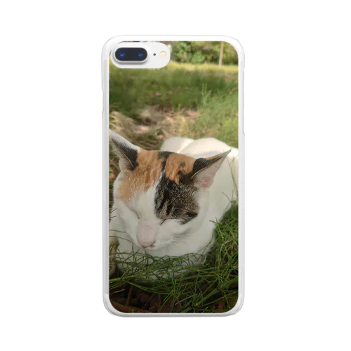 野良猫スマホケース Clear Smartphone Case