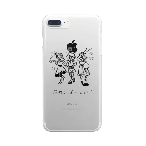 ぷれいぱーてぃ！(細字ロゴ) Clear Smartphone Case