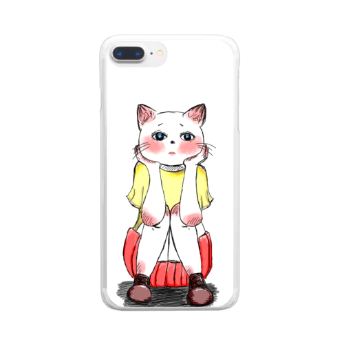 恋するキャッツ Clear Smartphone Case