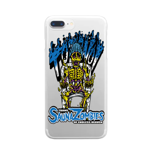 SAUNA ZOMBIES - TOTONOI SKELETON CASE - Clear Smartphone Case