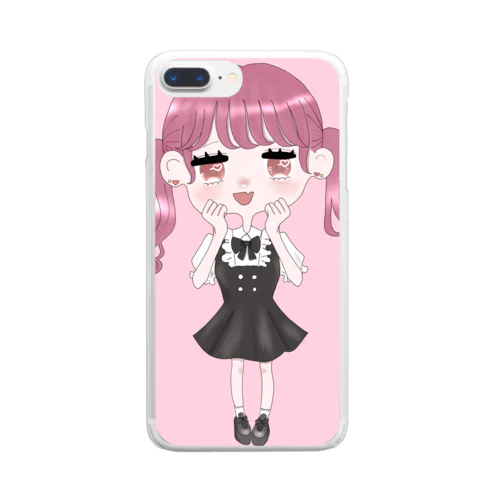 🎶量産型の女の子🎶 Clear Smartphone Case