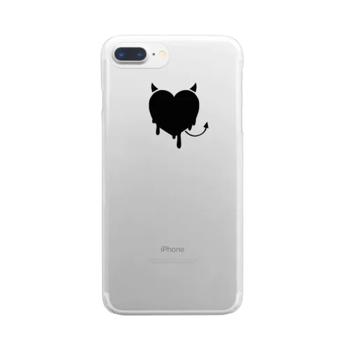 Devil heart♥ Clear Smartphone Case