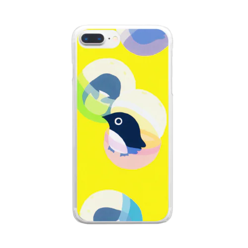 ペンギン(カプセル) Clear Smartphone Case