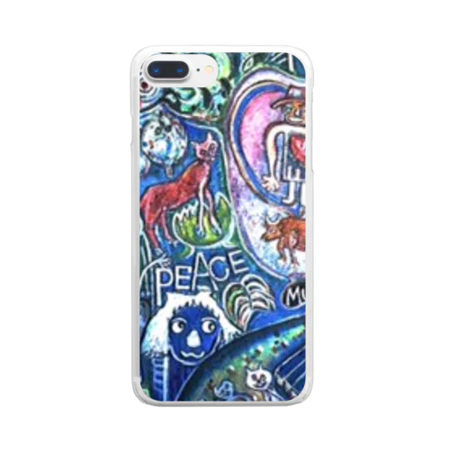 Love&Peace Clear Smartphone Case