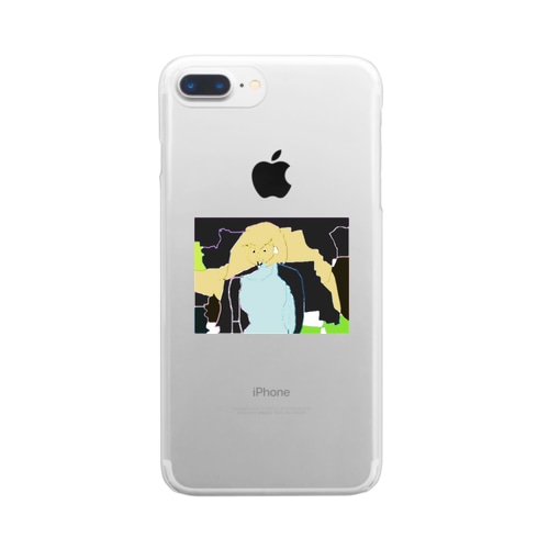でじたる・ガール Clear Smartphone Case