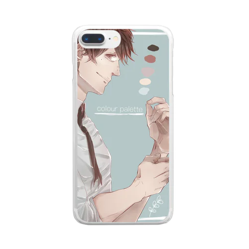 カラーパレット Clear Smartphone Case