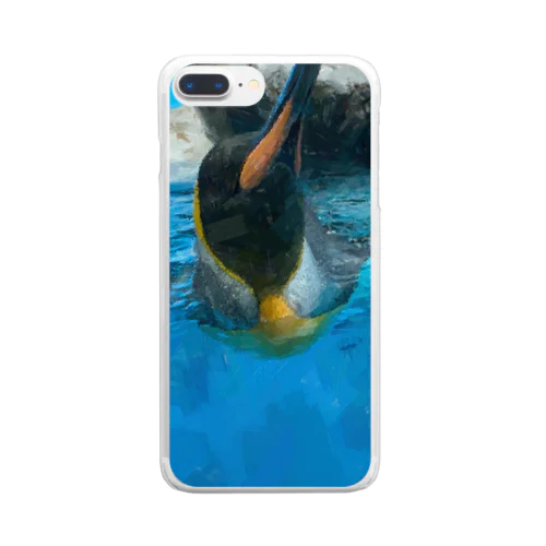 ペンギン Clear Smartphone Case