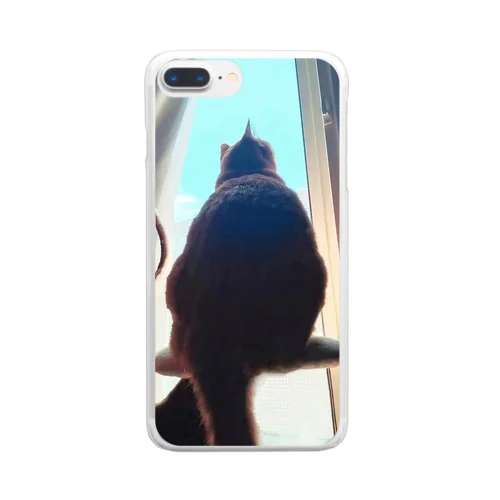 黄昏うにぽん Clear Smartphone Case