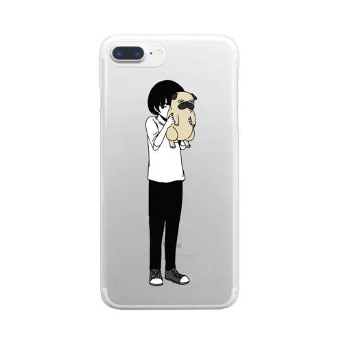 Pug  Protect Clear Smartphone Case