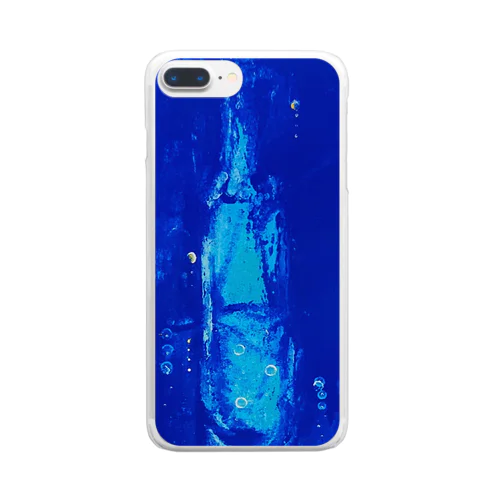 blue bottle💙💙💙 Clear Smartphone Case