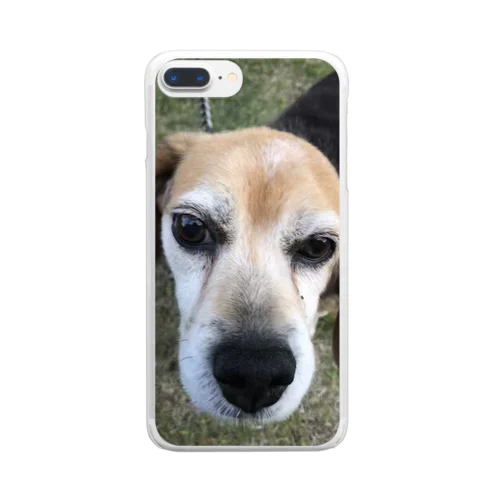 ビーグル犬スマホケース Clear Smartphone Case