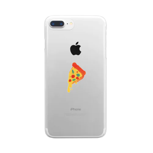チーズとろーりピザ Clear Smartphone Case