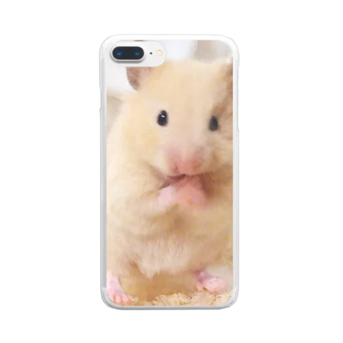 キンクマハムスターおつきみ日誌　キュート編 Clear Smartphone Case