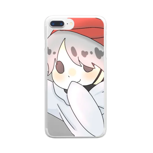 最新デフォルメあえくんグッズ Clear Smartphone Case