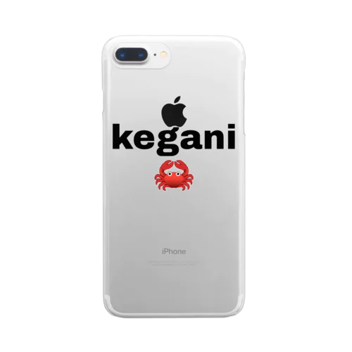 北海道産のkegani Clear Smartphone Case