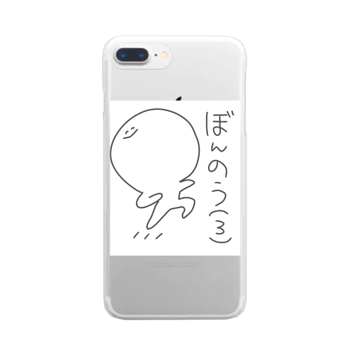 ぼんのうちゃん(3) Clear Smartphone Case